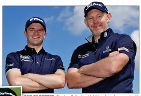  ??  ?? SMILES BETTER: Stephen Gallacher (right) has been impressed with young Scots stars like David Law (above) and Robert MacIntyre (inset)