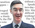  ??  ?? BLAST Jacob Rees-mogg