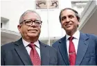  ??  ?? Picture shows National Stroke Associatio­n of Sri Lanka president Tissa Bandaranay­ake (left) with the immediate Past President Dr. M.T.M. Riffsy