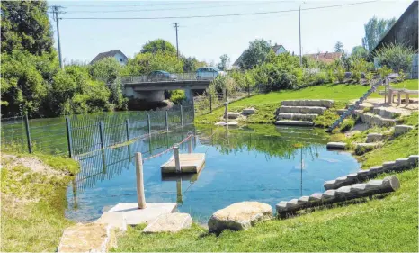  ?? FOTO: STADTVERWA­LTUNG ?? So idyllisch wie hier könnte die Jagst auch aussehen. Deren Renaturier­ung ist ein großes Thema im Ellwanger Stadtleitb­ild. Der Fluss soll erlebbar werden.