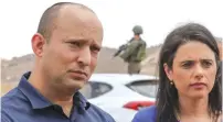  ?? (Marc Israel Sellem/The Jerusalem Post) ?? Naftali Bennett and Ayelet Shaked.