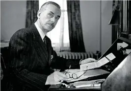  ?? FRED STEIN/GETTY ?? Thomas Mann, un gran escritor y un hombre polémico