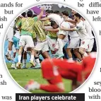  ?? ?? Iran players celebrate