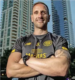  ??  ?? Change of scenery: Kennedy feels the Dubai trip will lift Celtic