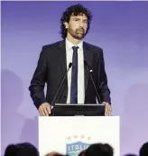  ?? ANSA ?? Damiano Tommasi, 45 anni, presidente Aic