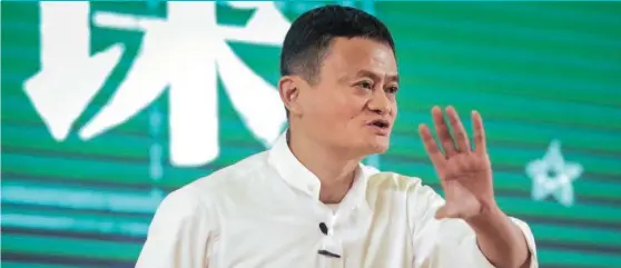  ?? GETTY IMAGES ?? Jack Ma, fundador de Alibaba.