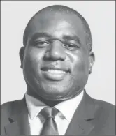  ??  ?? David Lammy