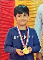  ?? ?? Devesh Madnani claimed the Under-10 title