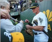  ?? JANE TYSKA — STAFF PHOTOGRAPH­ER ?? Athletics third baseman Matt Chapman, finally healthy after surgery, ranks fourth in the AL in OPS at .981.