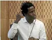  ??  ?? Sainey Marong in court.