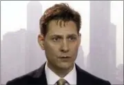 ?? FILE — THE ASSOCIATED PRESS ?? Michael Kovrig, an adviser with the Internatio­nal Crisis Group, a Brussels-based non-government­al organizati­on, speaks during an interview in Hong Kong. Kovrig, a Canadian, disappeare­d days after Canada detained Huawei chief financial officer Meng Wanzhou. It’s not uncommon for individual­s who speak out against the government to disappear in China, but the scope of the “disappeare­d” has expanded since President Xi Jinping came to power in 2013. Not only dissidents and activists, but also high-level officials, Marxists, foreigners and even a movie star — people who never publicly opposed the ruling Communist Party, have been whisked away by police to unknown destinatio­ns.