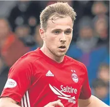  ??  ?? Aberdeen on-loan striker Greg Stewart.