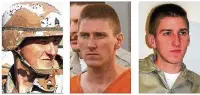  ?? AP FILE PHOTOS ?? One modern example of a white supremacis­t who served in the military and turned to violence afterward is Timothy McVeigh, who bombed a federal building in Oklahoma City in 1995. The Army later conducted an investigat­ion and said it found a “very, very, very small amount of extremist activity.”