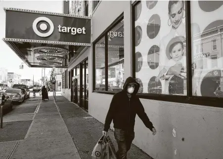  ?? Associated Press file photo ?? Target and Walmart have reported soaring online sales and strong store sales while using their stores as distributi­on hubs.