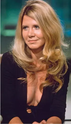  ?? ?? Younger days: Jilly Cooper on TV show Russell Harty Plus in 1973