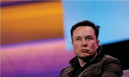  ?? ?? Elon Musk: the Tesla founder, saw his fortune fall by $25.8bn in a single day on Thursday. Photograph: Mike Blake/Reuters