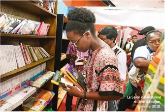  ??  ?? Le Salon internatio­nal du livre d’Abidjan, en mai 2018.