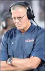  ?? Phelan M. Ebenhack / Associated Press ?? UConn coach Randy Edsall announced on Sunday that he will retire at the end of the season.