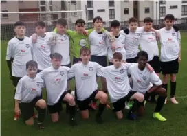  ??  ?? The Merville U14s who played in Waterford last weekend.