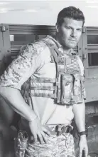  ?? CLIFF LIPSON/CBS ?? “Seal Team” stars David Boreanaz as Jason Hayes in a military drama that follows the profession­al and personal lives of the most elite unit of Navy SEALs as they train, plan and execute dangerous, high stakes missions.