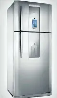 ?? Picture: Electrolux ?? The Electrolux Infinity I-Kitchen refrigerat­or, launched in Brazil, has a touch screen on the top door.
