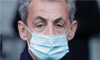  ??  ?? The former French president Nicolas Sarkozy at a ceremony in Paris, March 2021. Photograph: Reuters