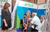  ?? ?? En Israel se busca comenzar la vacunación de niños de 12 años en adelante.
EFE infantil