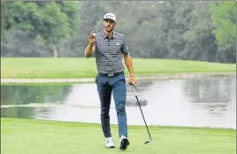  ?? FOTO: EFE ?? Dustin Johnson logró un contundent­e triunfo en el Mundial de México