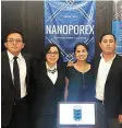  ??  ?? Muestra. El proyecto Nanoporex es uno de varios equipos del ITS.