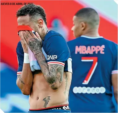  ?? / FOTO: AFP ?? El brasileño ha protagoniz­ado varias polémicas durante esta temporada.
