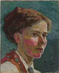  ??  ?? RIGHT: Grace Cossington Smith
Study of a head: self portrait, 1916
National Gallery of Australia, Canberra
Purchased with funds from the Marie and Vida Breckenrid­ge bequest 2010 Photo credit: National Gallery of Australia