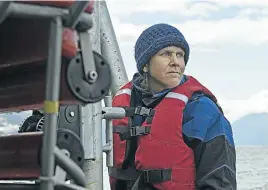  ??  ?? IN PATAGONIA: Vreni Häusserman­n on the vehicle she uses to document and sample deep-water marine life