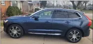  ?? BY MATT MAYFTIU ?? The Volvo Xc60is a well-designed midsize SUV featuring bright chrome bars in its signature Volvo front grille and chrome window trim.