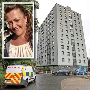  ?? ?? ●●Charlotte Ford (inset) was found dead in a flat at Beaver House, Offerton