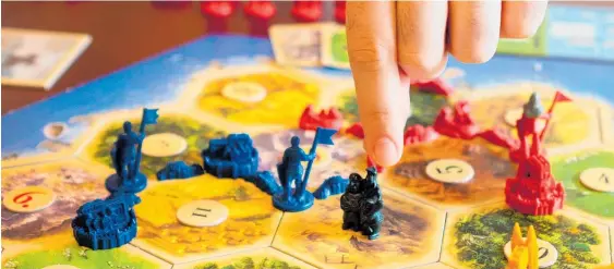  ?? ?? Catan gives you a strategy buzz but in a much more user-friendly time span of 45 minutes, writes Matt Heath.