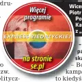  ??  ?? Wicemarsza­łek Sejmu Piotr Zgorzelski z Koalicji Polskiej był gościem Kamili Biedrzycki­ej z „Super Expressu”