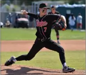  ?? ?? Palos Verdes' Alex Forman held Millikan in check, allowing just one run in four innings in a 4-2quarterfi­nal victory.