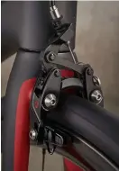  ??  ?? Below With careful adjustment the Speed Stop brakes work well Bottom You can adjust the rear IsoSpeed decoupler to suit your comfort criteria