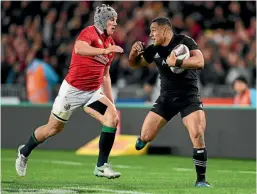 ?? PHOTO: PHOTOSPORT ?? Ngani Laumape impressed in his first start for the All Blacks last week.