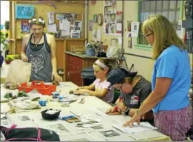  ??  ?? Clay on Main is offering a weekly class for students ages 6 to 12 to explore their ideas in clay. meets Wednesdays July 5, 12, 19, and 26, from 5-7 p.m. Clay on Main is a non-profit artists’ cooperativ­e, located at 313 Main St. in the historic village...