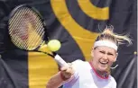  ?? DEAN HANSON/JOURNAL ?? Marie Bouzkova won again Thursday to continue her unexpected run in the Coleman Vision Tennis Championsh­ips.