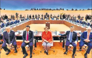  ?? CEDOC PERFIL ?? PODER. La última reunión del G20, en Alemania. China, eje del mundo global.