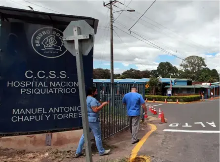  ?? Alonso Tenorio ?? El Hospital Nacional de Salud Mental se localiza en un amplio terreno en Pavas.