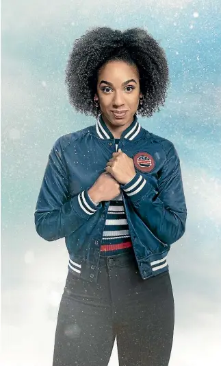  ??  ?? Pearl Mackie will play Bill Potts one last time in this year’s Doctor Who Christmas Special.