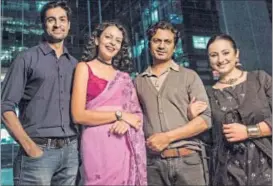  ?? PHOTOS: AALOK SONI/ HT ?? Divya Dutta, Nawazuddin Siddiqui and Bidita Bag