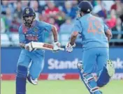  ?? BCCI ?? Shikhar Dhawan (left) and Suresh Raina gave India a good start in the third T20I against South Africa in Cape Town.