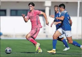  ??  ?? Miguel Gutiérrez, en el Las Rozas-Castilla de esta temporada.