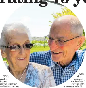  ??  ?? Napier couple Dawn and Jeff Laurent are to celebrate their 75th wedding anniversar­y.