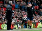  ?? PHOTO: REUTERS ?? New Melbourne City manager Warren Joyce, right, coached against one of his former mentors in Jose Mourinho when his Wigan Athletic team took on Manchester United in the FA Cup.