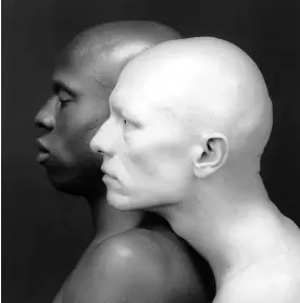  ?? Ropac gallery, London • Paris • Salzburg • Seoul ?? Echoed a shot of Enninful and his husband … Ken Moody and Robert Sherman, 1984. Photograph: Robert Mapplethor­pe Foundation. Used by permission. Courtesy Thaddaeus